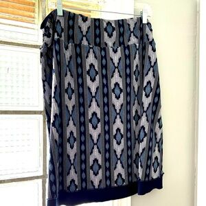 Reversible Knit A-Line Skirt - two in one! Perfect for travel!!